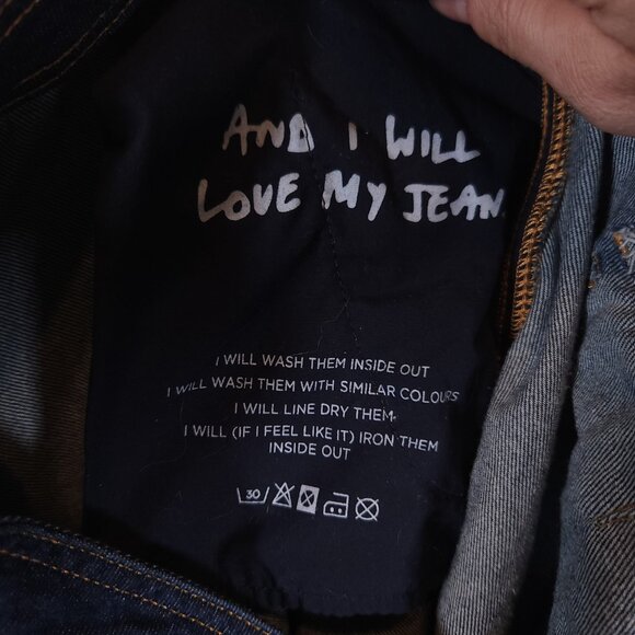 Boden Denim Gowrie Blue Jeans Womens Size 14R Elastic Hems Pockets - Picture 12 of 15